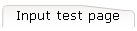 Input test page
